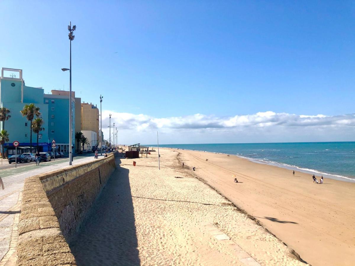 Gatu Premium Vista Infinita 1ªlinea Mar Wifi, Aire Acc Lägenhet Cádiz Exteriör bild